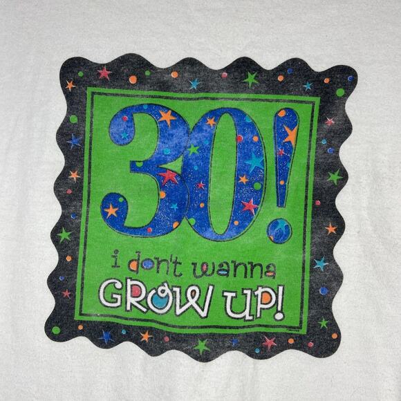 Vintage Alstyle 30th Birthday Crop Top Tee - Picture 2 of 5